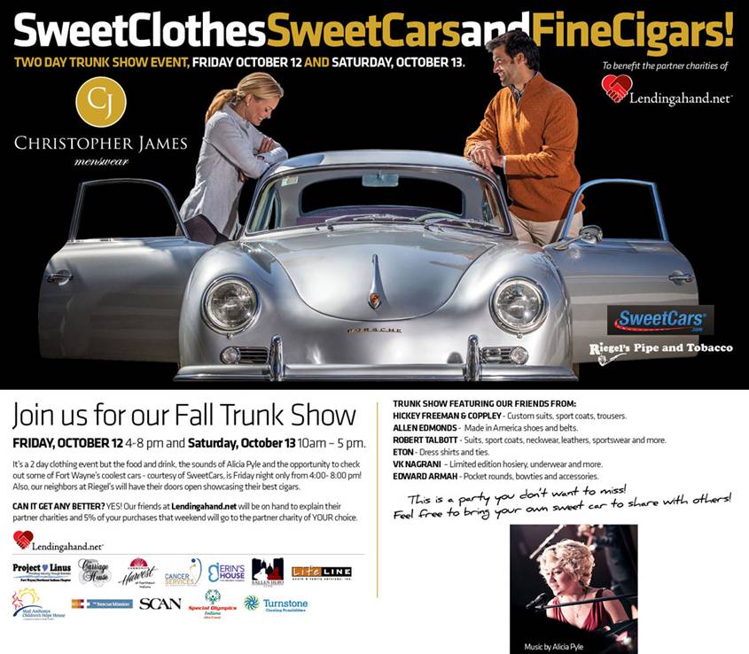 Christopher James Trunk Show with Cigars October 2012
