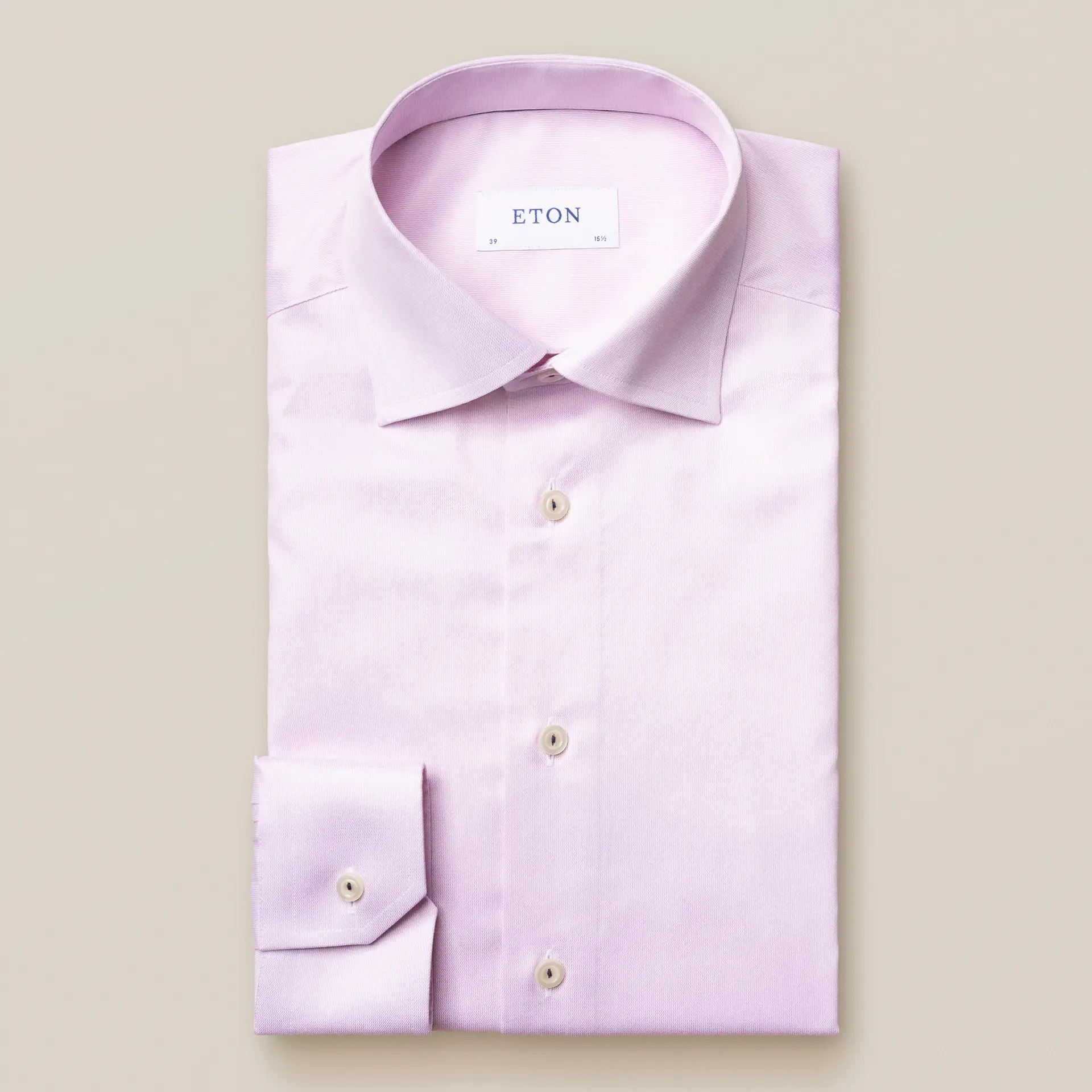 ETON Pink royal twill shirt